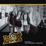 The Love Junkies playing at The Orangery, Ingestre, May 2024